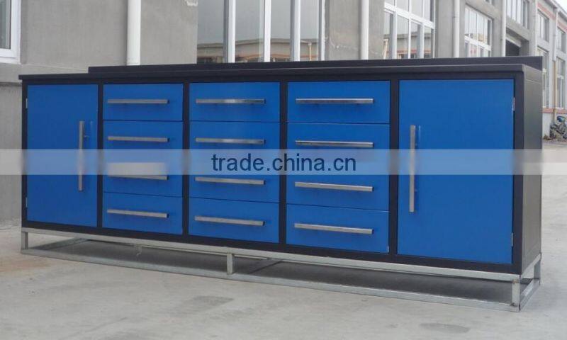New Style 12 Drawers Garage Metal Tool Cabinet With 2 Doors