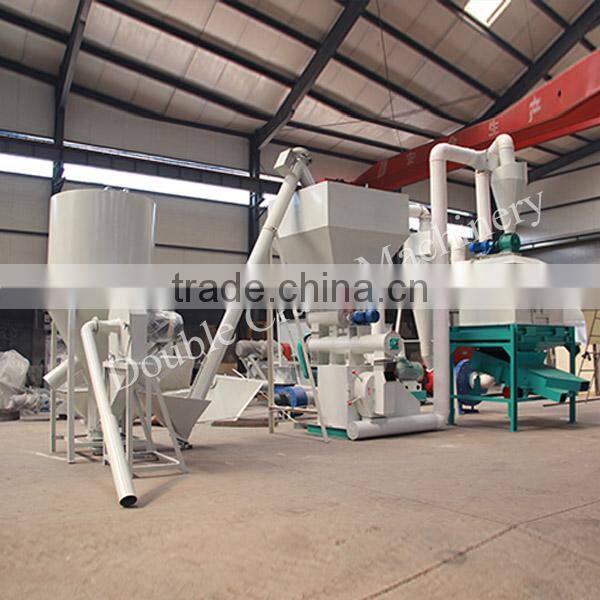 Vertical type factory supply poultry livestock feed grinder blender machine in china