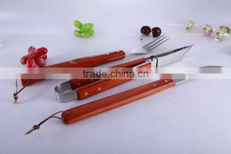 3-piece BBQ tool- Spatula Fork Tong
