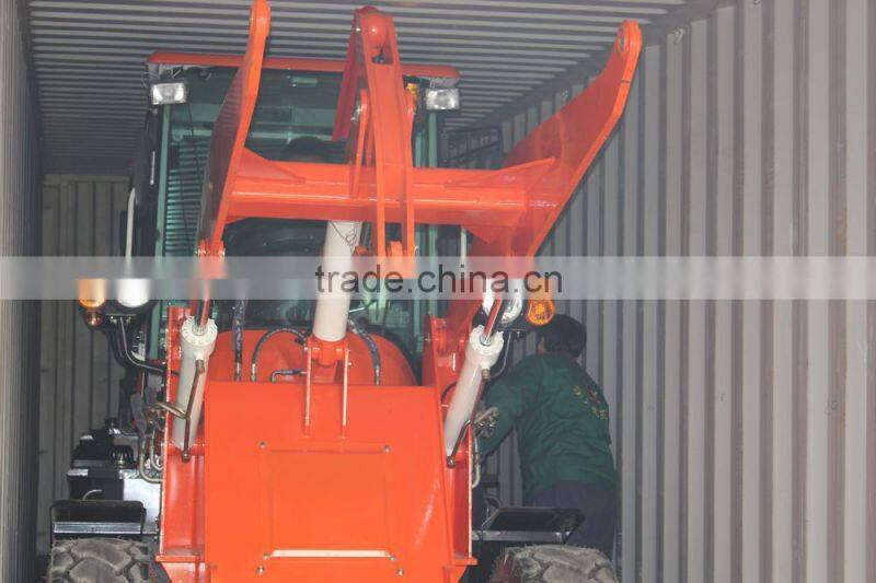2015 new condition agriculture machinery small scale front end loader with famous engine