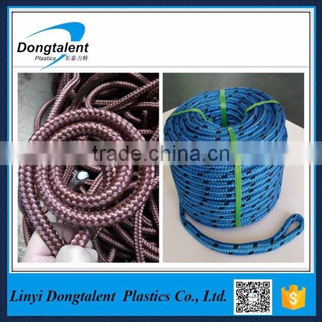 Diamond braid rope double braided nylon rope with cheap price