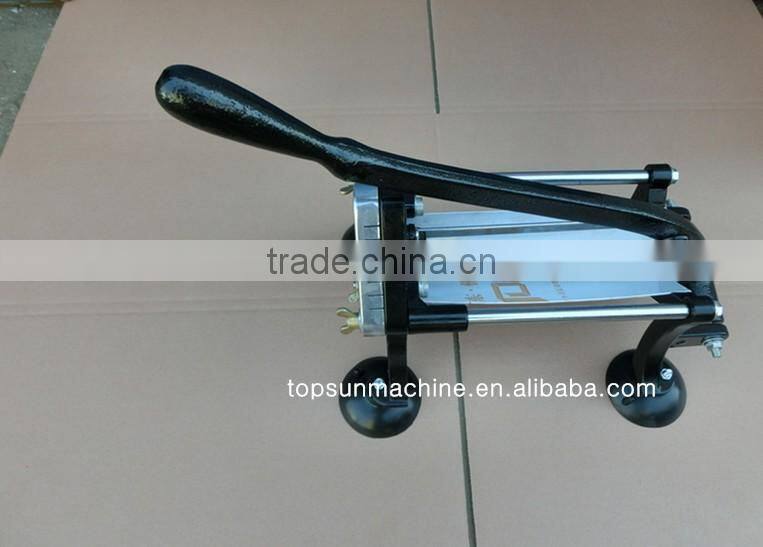 high quality green color ,french fry cutter 4pcs cupfeets aluminium support