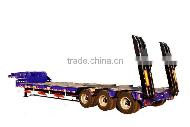 40Ton Low Loader Semi Trailers Light Loading Trailers