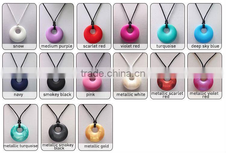 Silicone Chewable rubber pendants