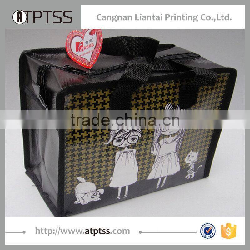 custom print promotion recyclable matt laminated pp non woven bag