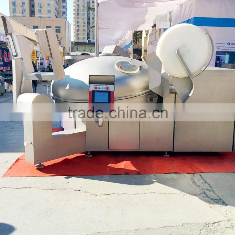 ZKZB-125 Industrial Miced Meat Bowl Cutter Vacuum Meat Bowl Chopping Machine