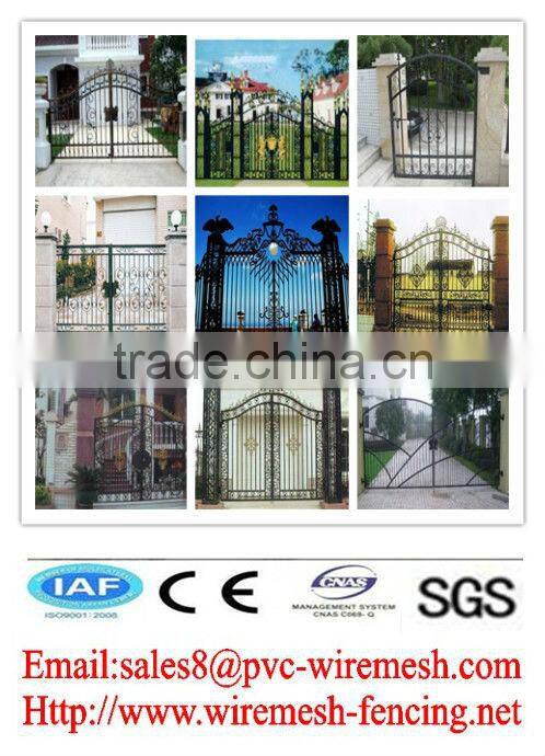 Wholesale alibaba China CE&ISO certificated used wrought iron door gates(pro manufacturer)