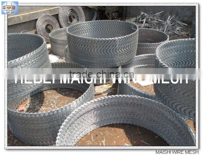 real manufacture ultra fine Razor Barbed wire mesh