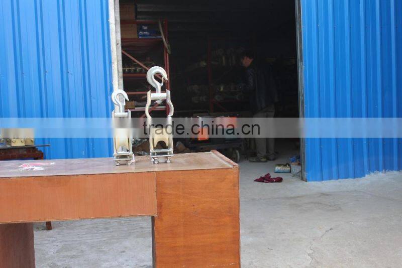 5-20KN Hook type earth wire stringing pulley block