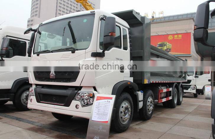 Fast delivery Sinotruk 310hp 8*4 howo tip lorry for transport