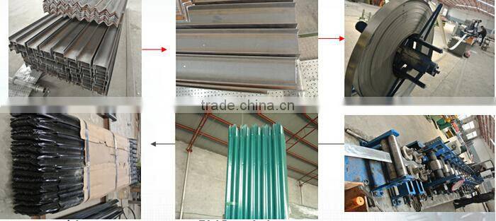 China new design hot sale galvanized triple pointed w section palisade fence