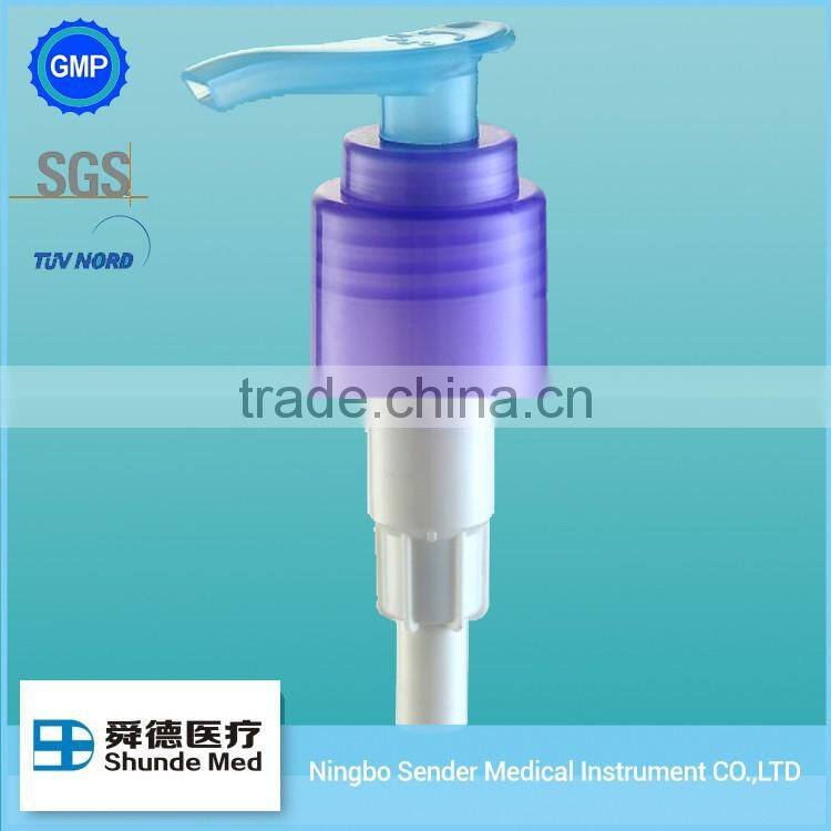 China wholesale China-made silver gold metal lotion pump 24/410 with clip
