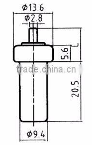 Wax thermostatic element for Thermostatic Water Mixing Valve (Art No. 1D91)