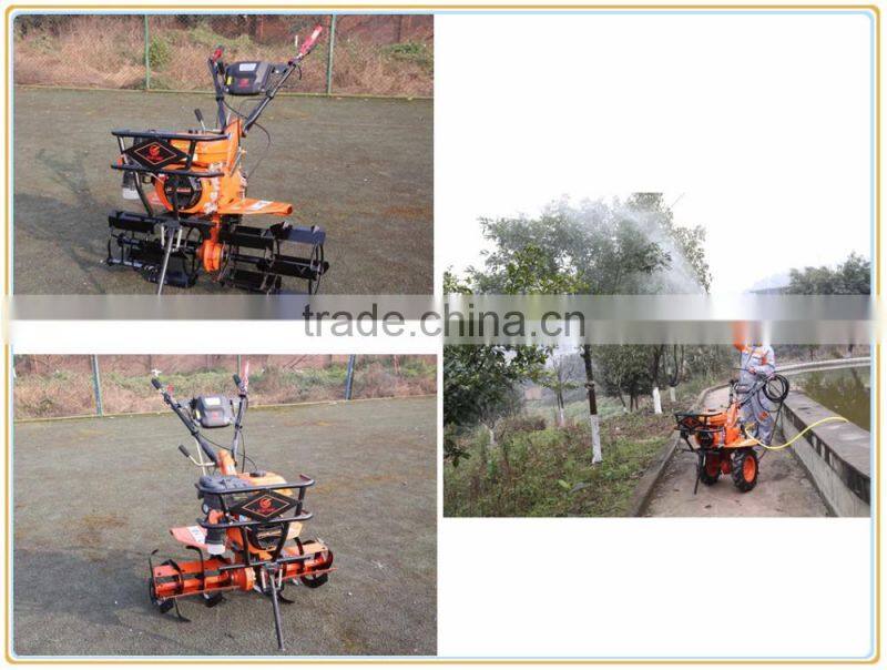 Top quality manual starter 13hp Diesel Gear Driving cultivator tiller with top spare parts