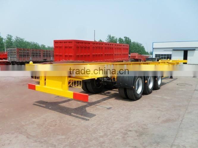Jining Container Trailer Skeleton Truck and Trailer for online shopping