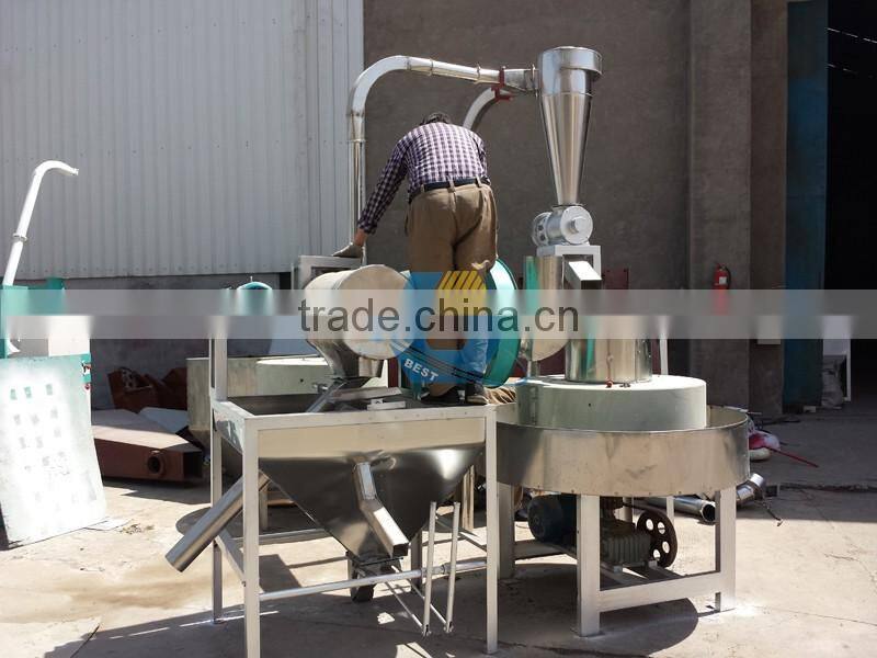 Natural high nutrition value wheat flour automatic stone mill for sale
