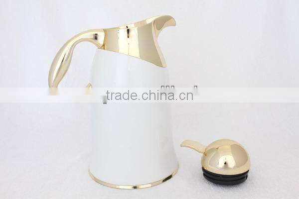 New design arabic golden thermos vacuum flask jug dallah