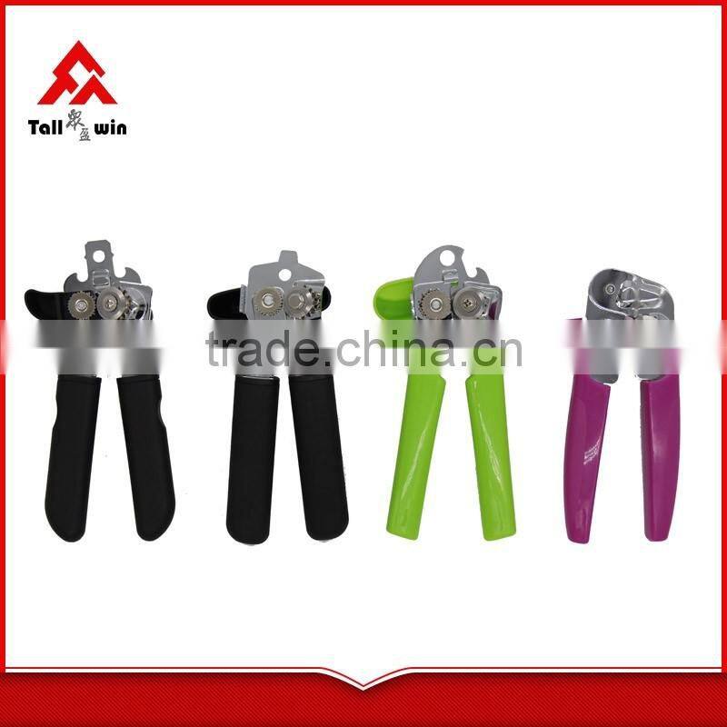 Stainless Steel opener with colorful handle, kitchen gadgets tools,6 in 1 set