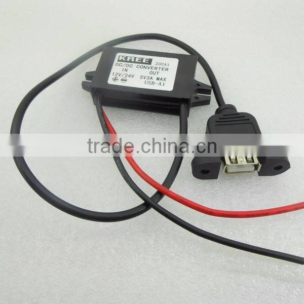DC Buck Converter 12V24V To USB 5V3A MAX