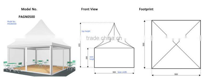 outdoor aluminum pagoda marquee gazebo tents for events wedding party exhibition