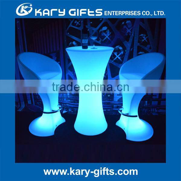 outdoor led illuminated furniture wedding light round table