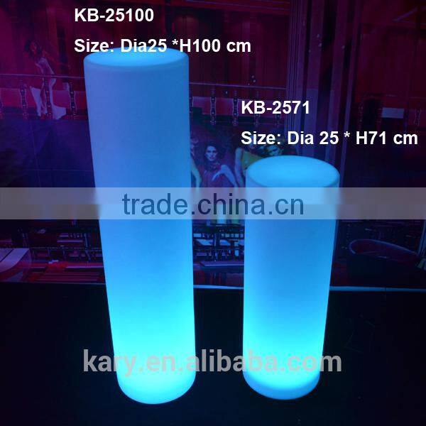2016 New RGB Cheap Led Cylinder Light Led lighting Decorated Lamp Hotel Night Furniture