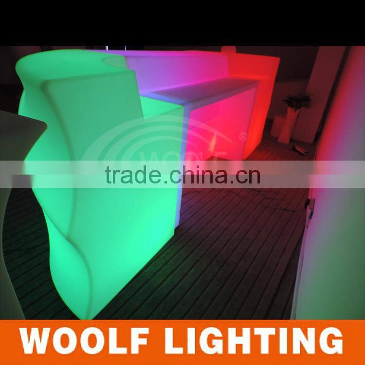 2015 New Design Texture Illuminated LED Light Bar Counter Group