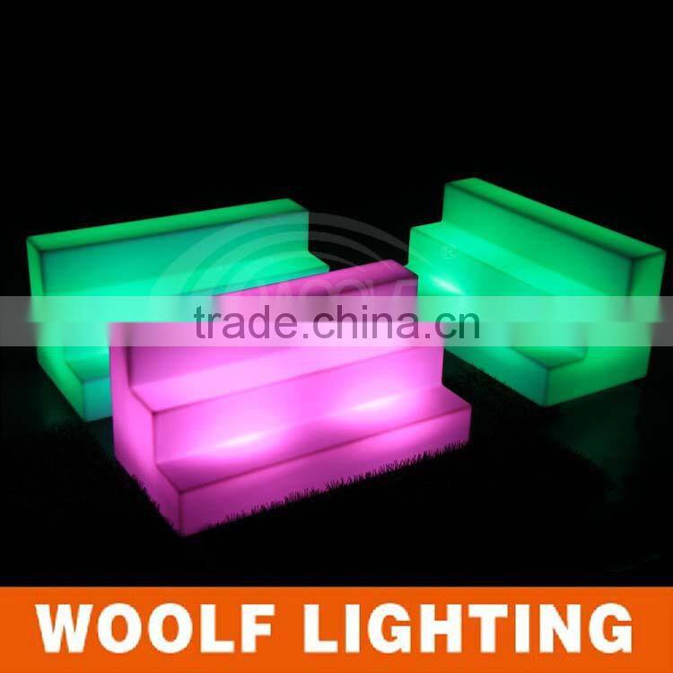 led light up bar small plastic shelf