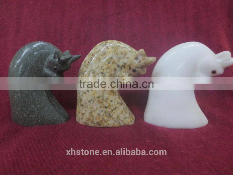 colored abstract stone horse stone craft for sale