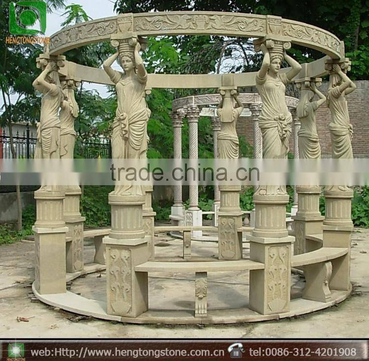 Natural Marble Cheap Outdoor Pavillion Price