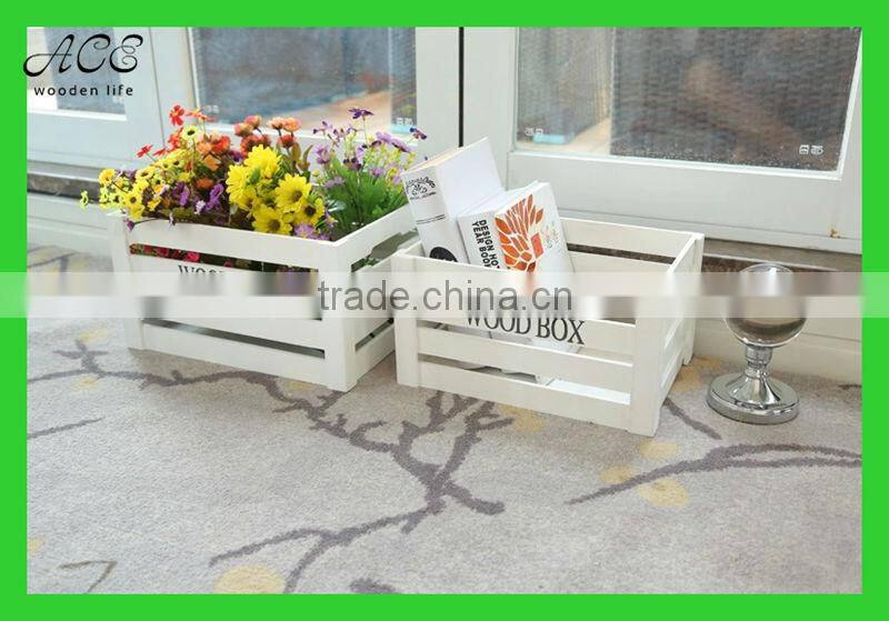 Small wooden box Home decorative storage box