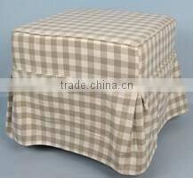 Ruffle wooden cute skirt footstool