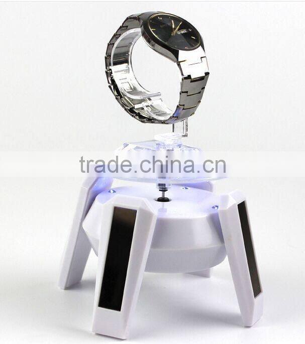 Wholesale High Quality Solar Rotary Display Stand With LED Light
