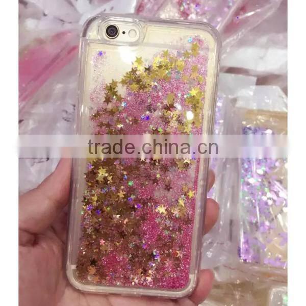 TPU quicksand phone shell colorful back covers protective cheap phone case for iPhone 6 6 Plus