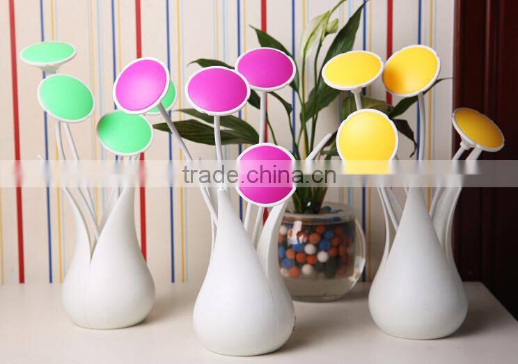 USB Flower Vase Shaped Led Motion Sensor Night Light