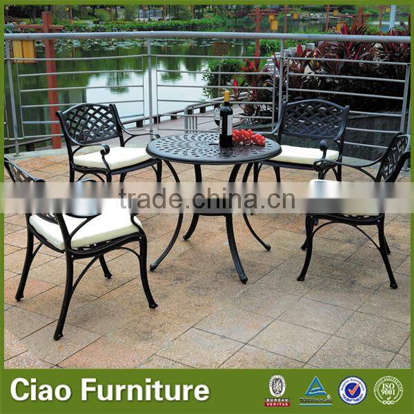 aluminum outdoor furniture cast aluminum outdoor table and chair