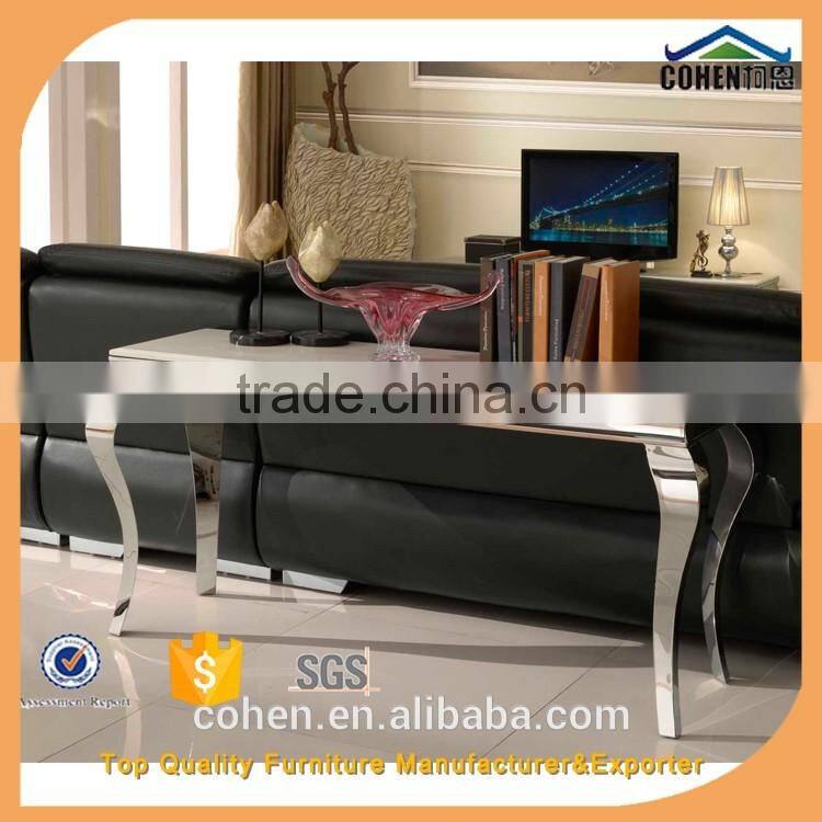 2015 modern new design marble console table/Entrance for living room design