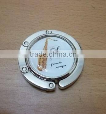 mix-colors diamante foldable metal table bag hanger