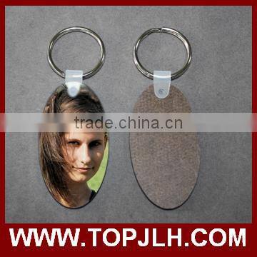 unique personalized image transfer sublimation keychain for printing