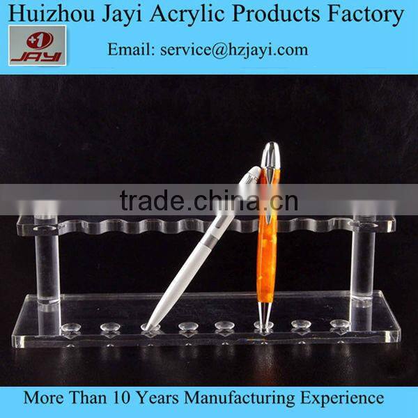 Factory wholesale custom OEM clear acrylic lucite plastic cheap pen case for sale