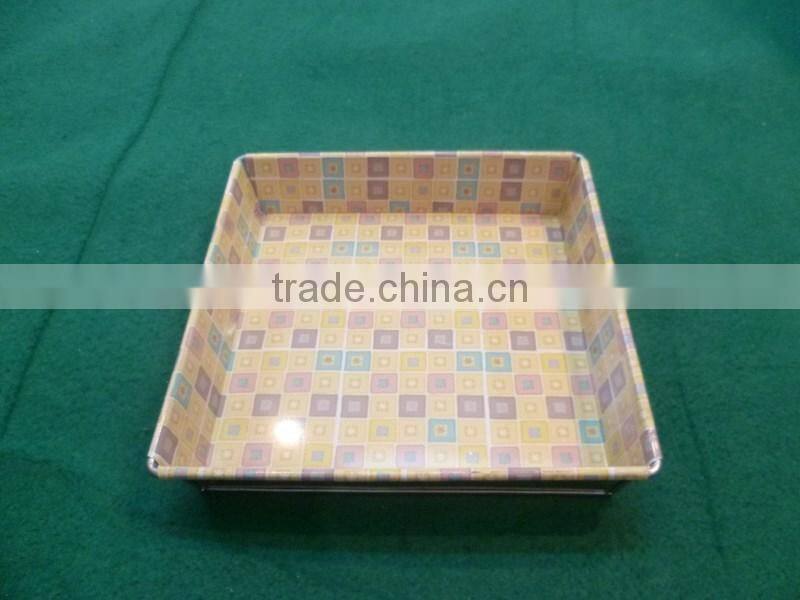 metal floral tray