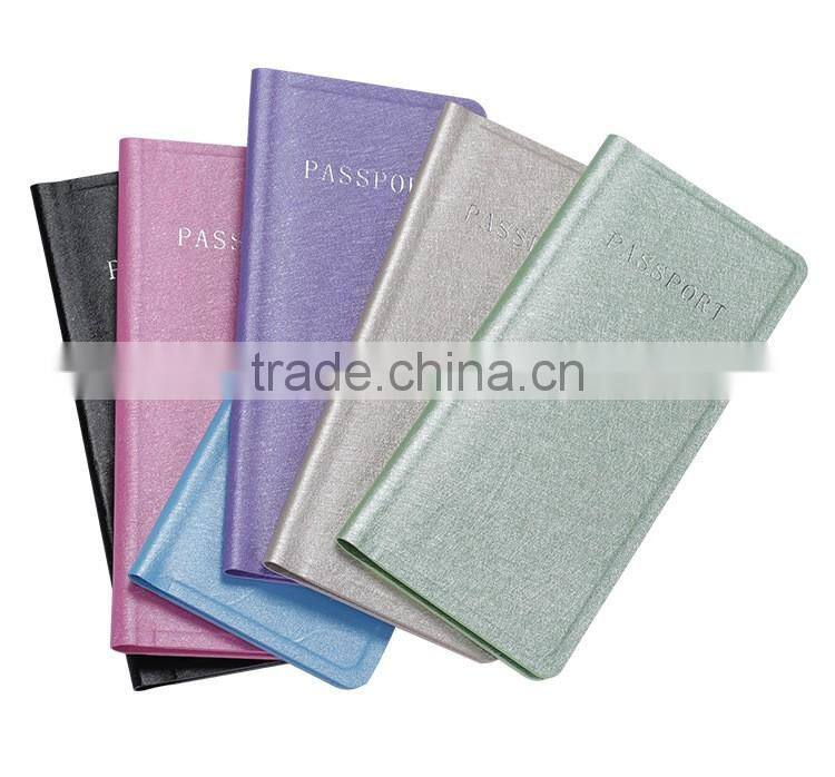 Wholesale passport cover PVC passport holder wallet for business document organizer