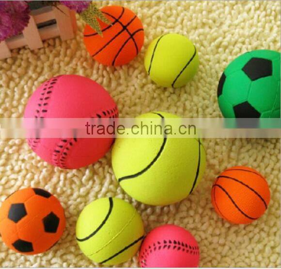 Flashing pet toys for cat and dog bouncing ball