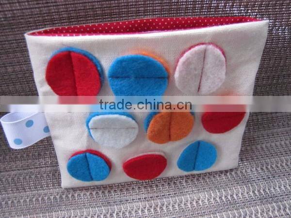 high quality new fancy custom polyester felt black coffee sleeve cup sleeve with handle manufacturer in China