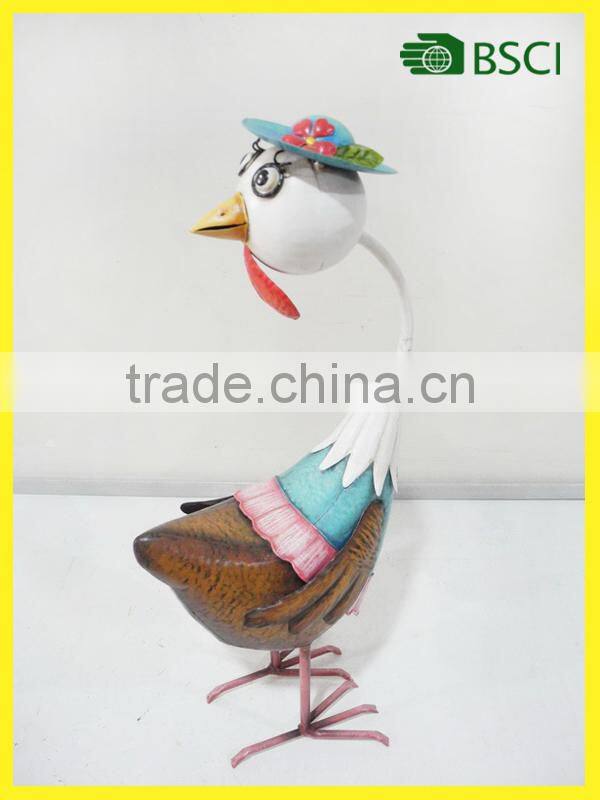 Indoor white iron crane for stores