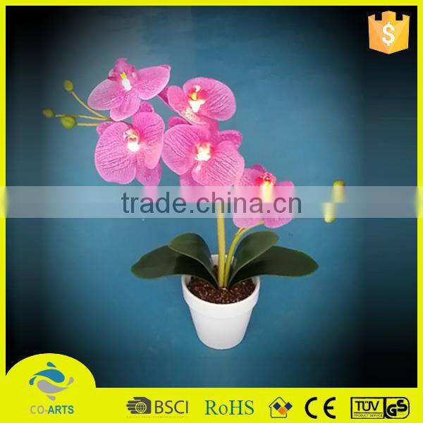 Wholesale good quality sweet well sale led flower vases lights