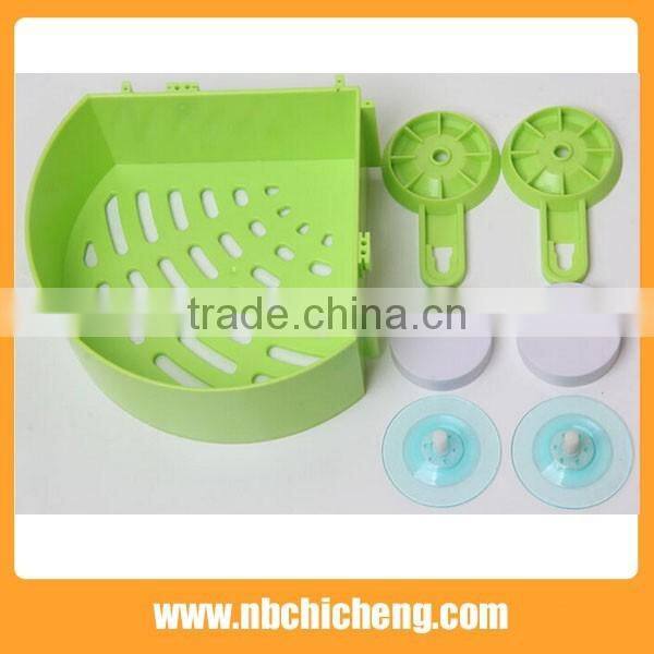 Colors plastic bath corner rack wall mounted storage corner holder