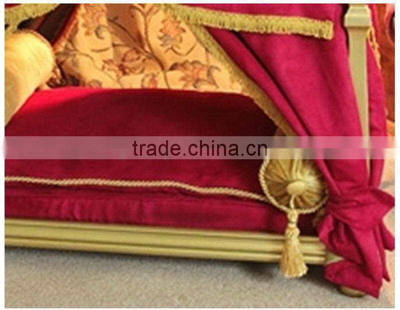 Luxury Buckingham Pet Bed/ European Style Pet Furniture/Beautiful High Quality Dog Cat Bed-BG800001