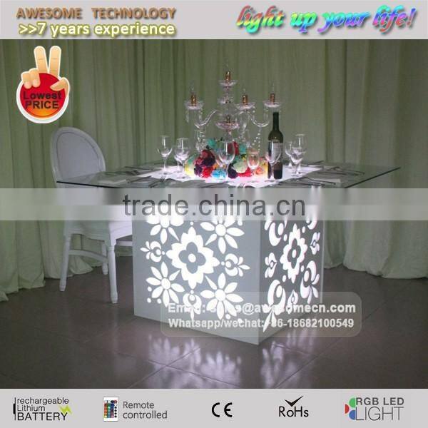 fancy round dining table for party hall