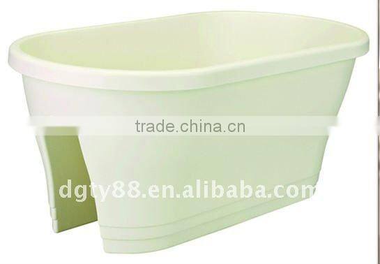vacuum forming fence small plastic flower pots customized flowerpot on the wall